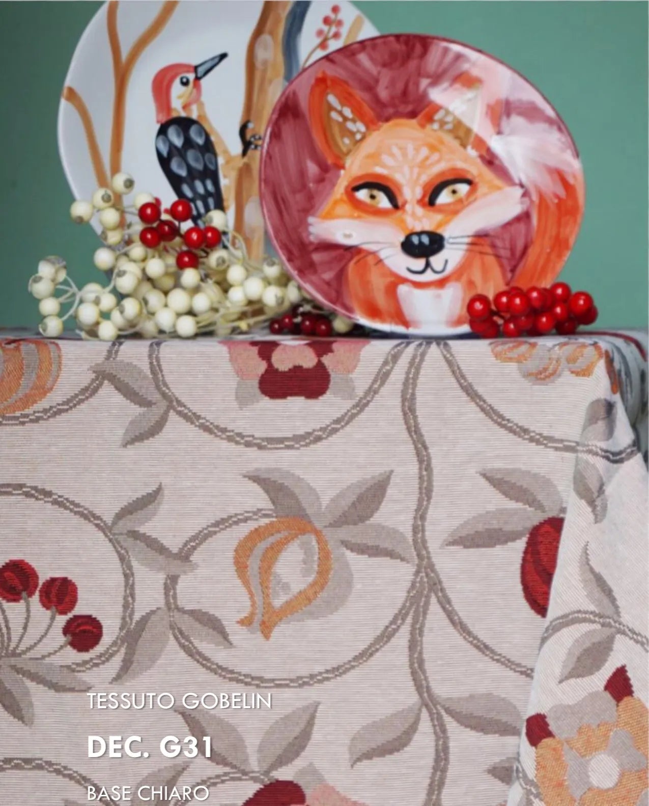 4 Stagioni Base Chiara Soggetti Rosso e Giallo - La Gabbianella Venezia