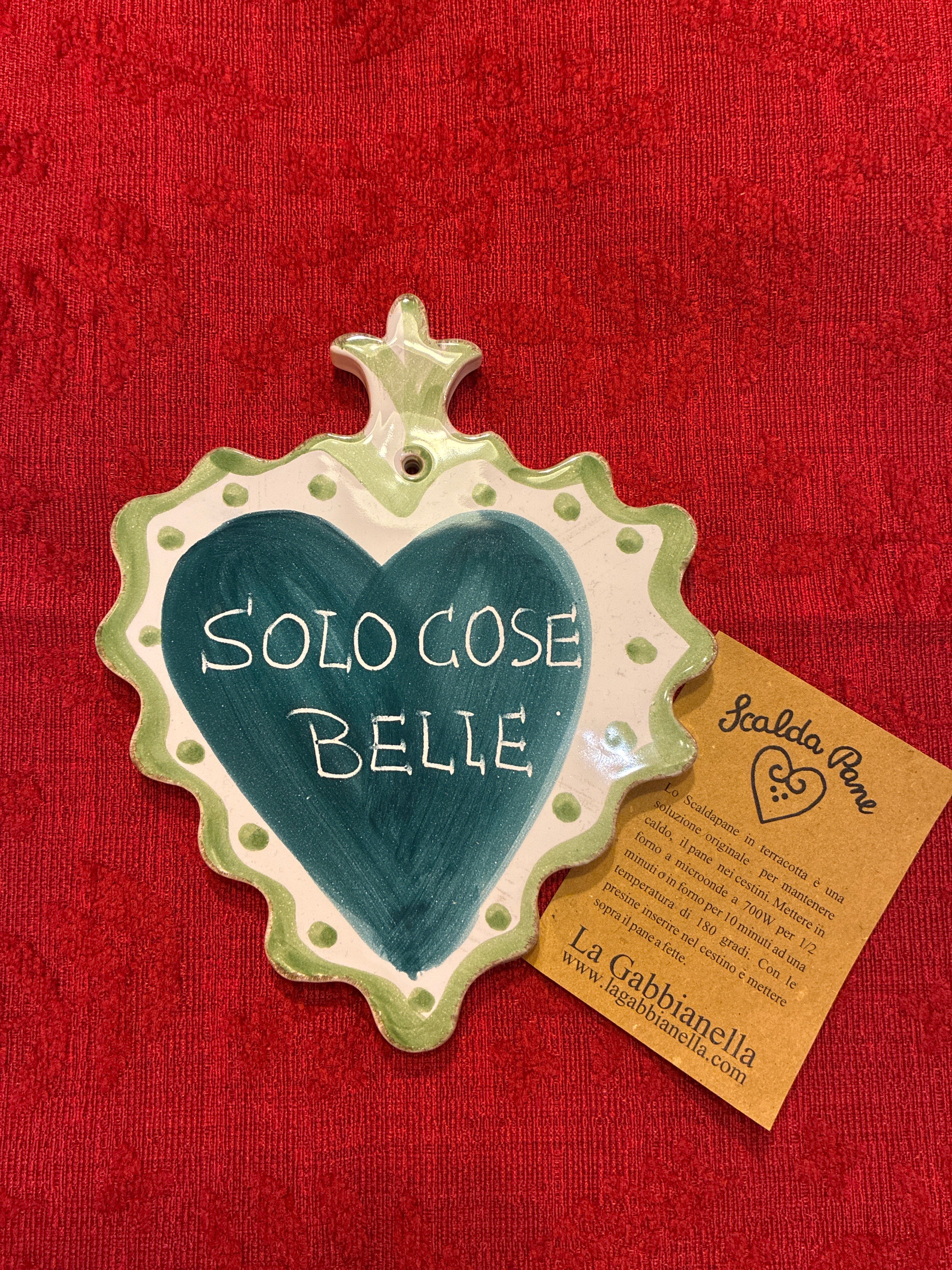 Cuore Scaldapane in Terracotta