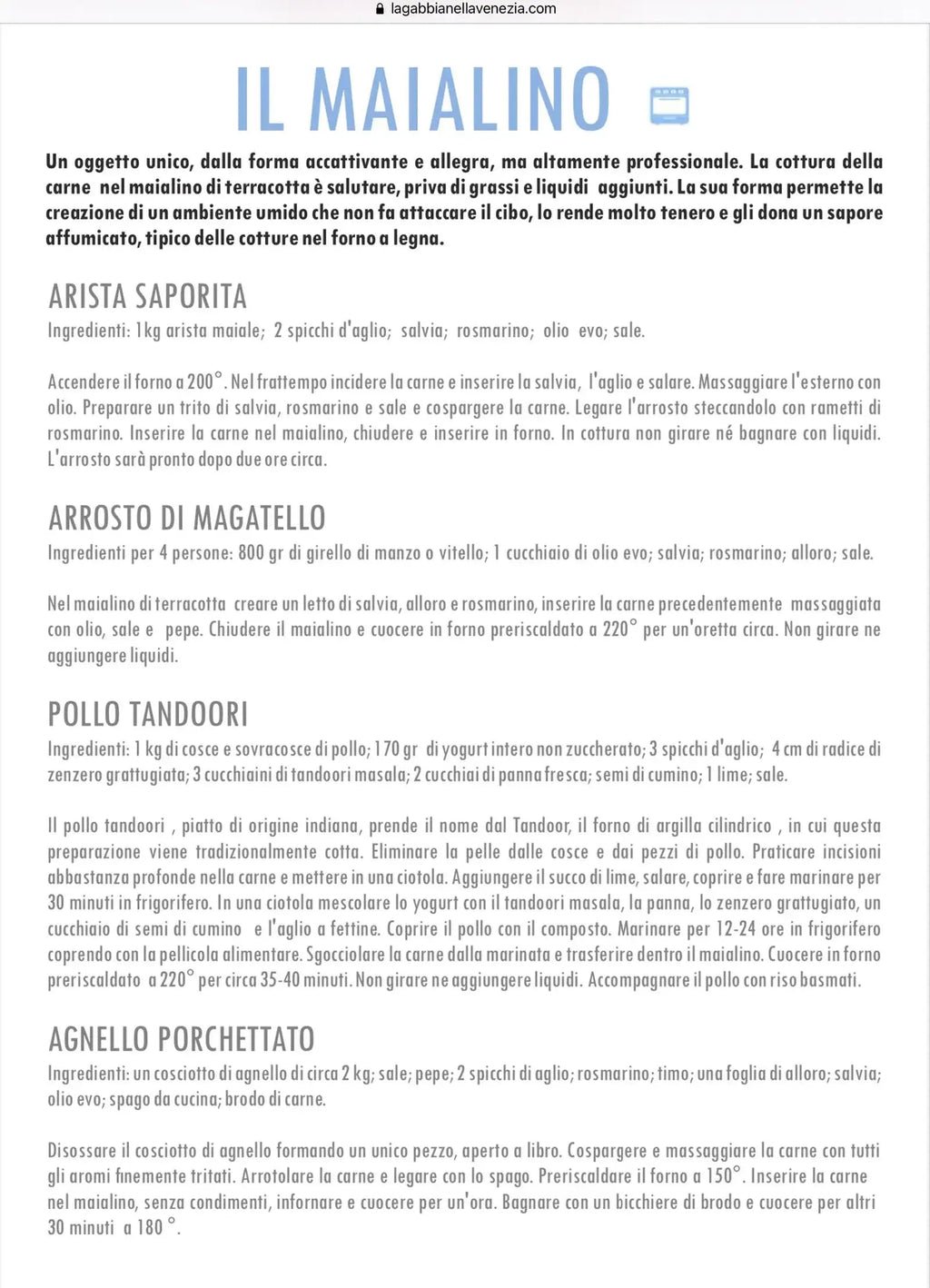 Maialino da forno colori classici - La Gabbianella Venezia