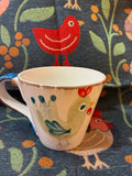Mug in ceramica con decorazione gallo - La Gabbianella Venezia
