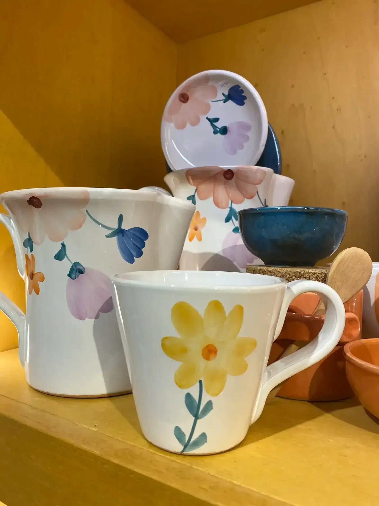 Mug decoro fiori - La Gabbianella Venezia