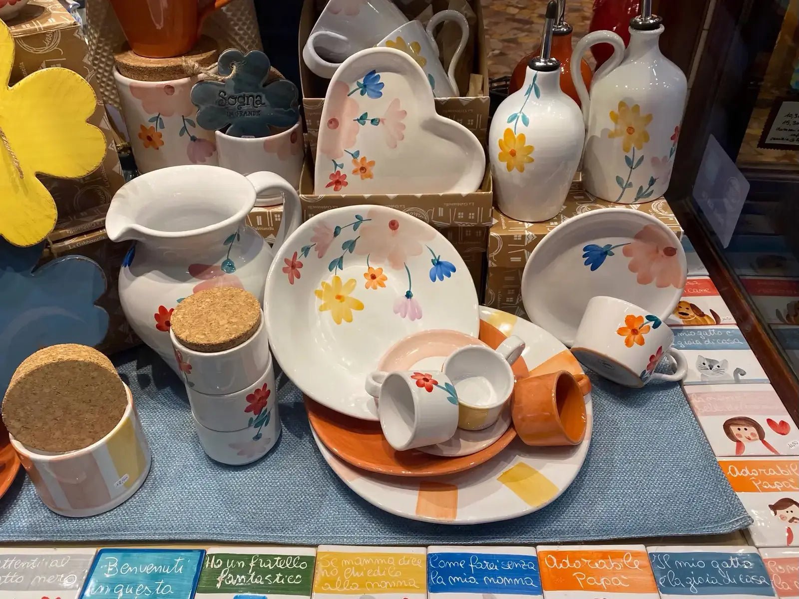 Mug decoro fiori - La Gabbianella Venezia