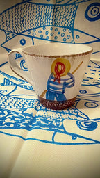Mug gondoliere di spalle - La Gabbianella Venezia