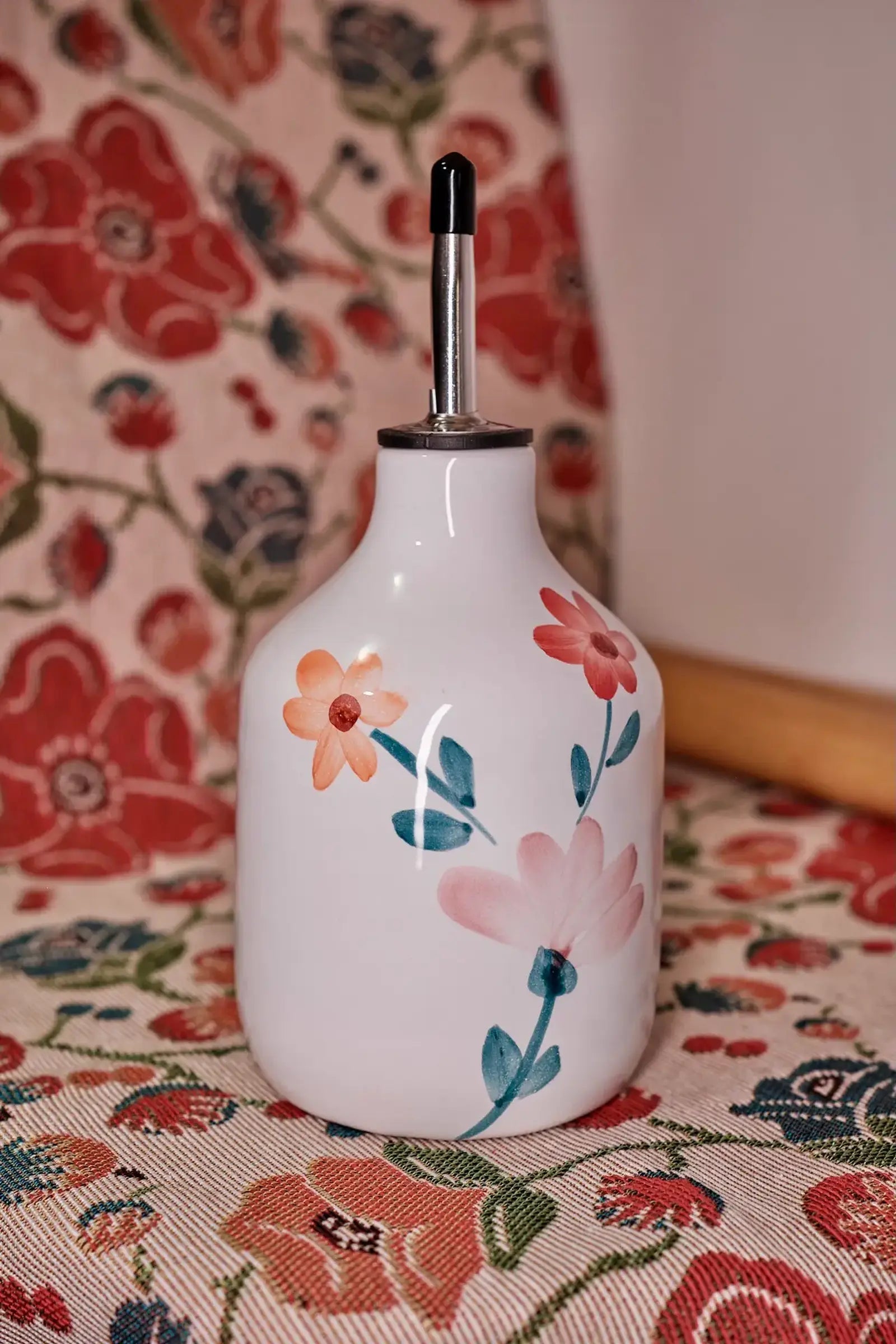 Oliera decoro fiori - La Gabbianella Venezia