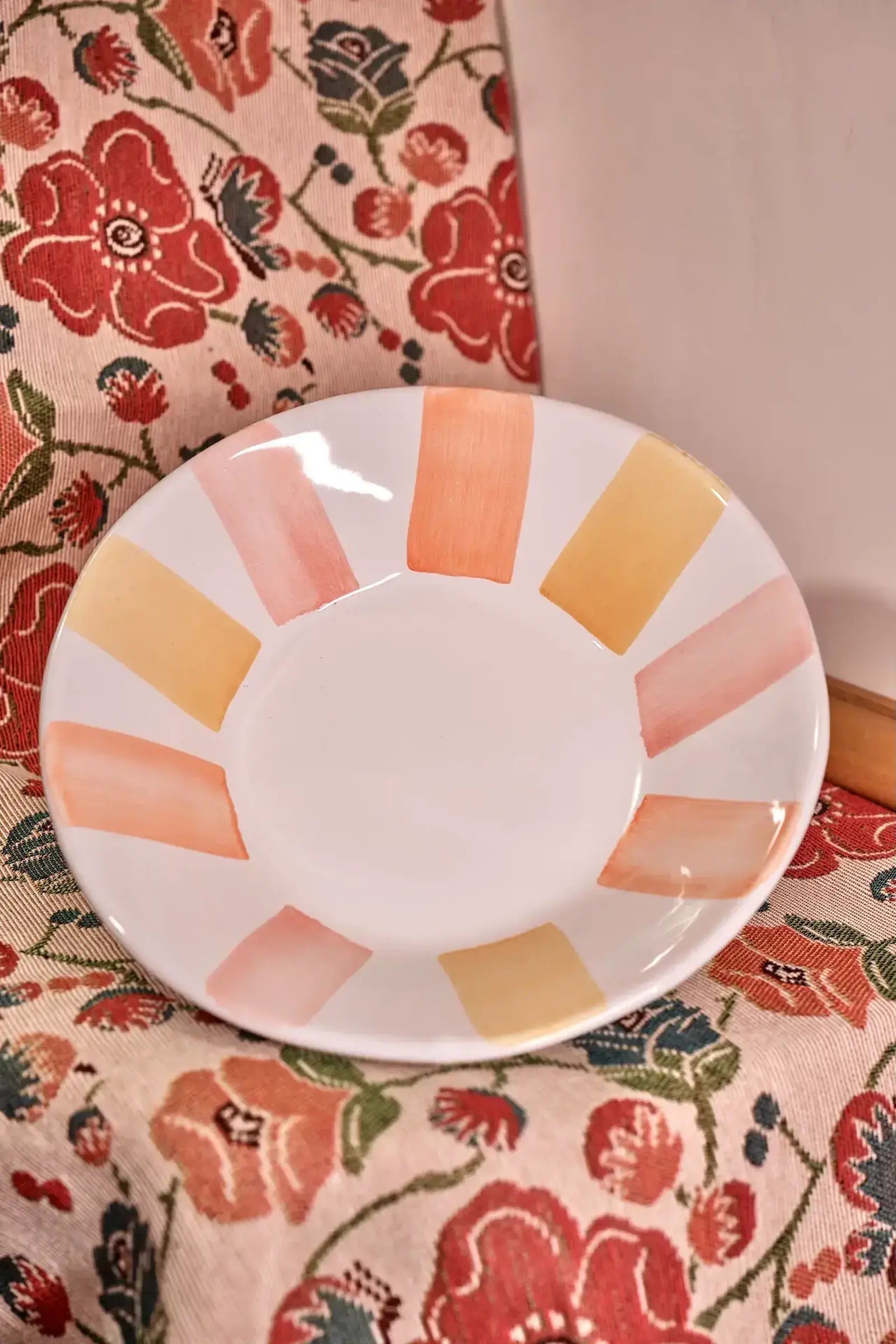 Piatto fondo decoro fasce - La Gabbianella Venezia