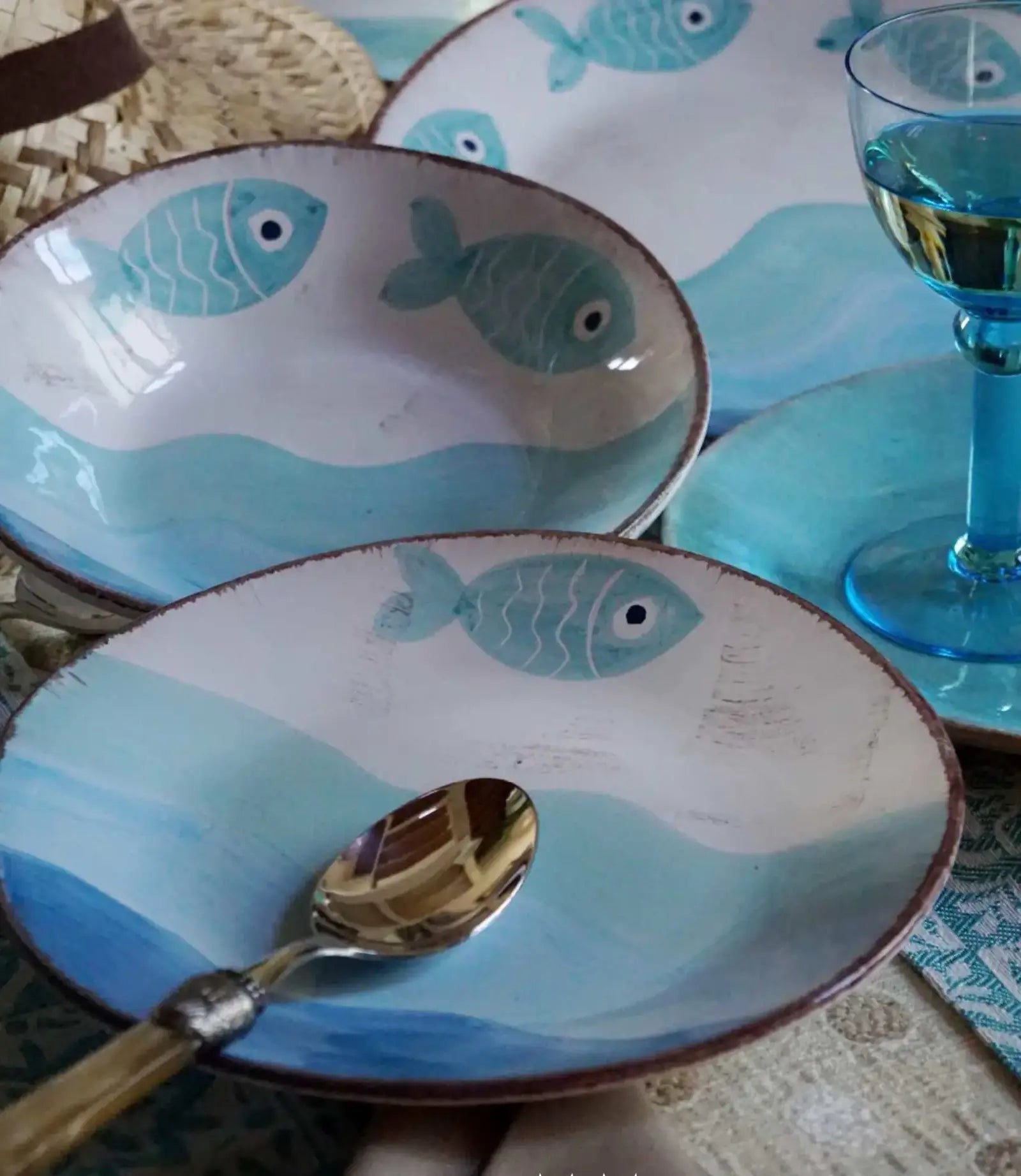 Piatto fondo onde marine - La Gabbianella Venezia