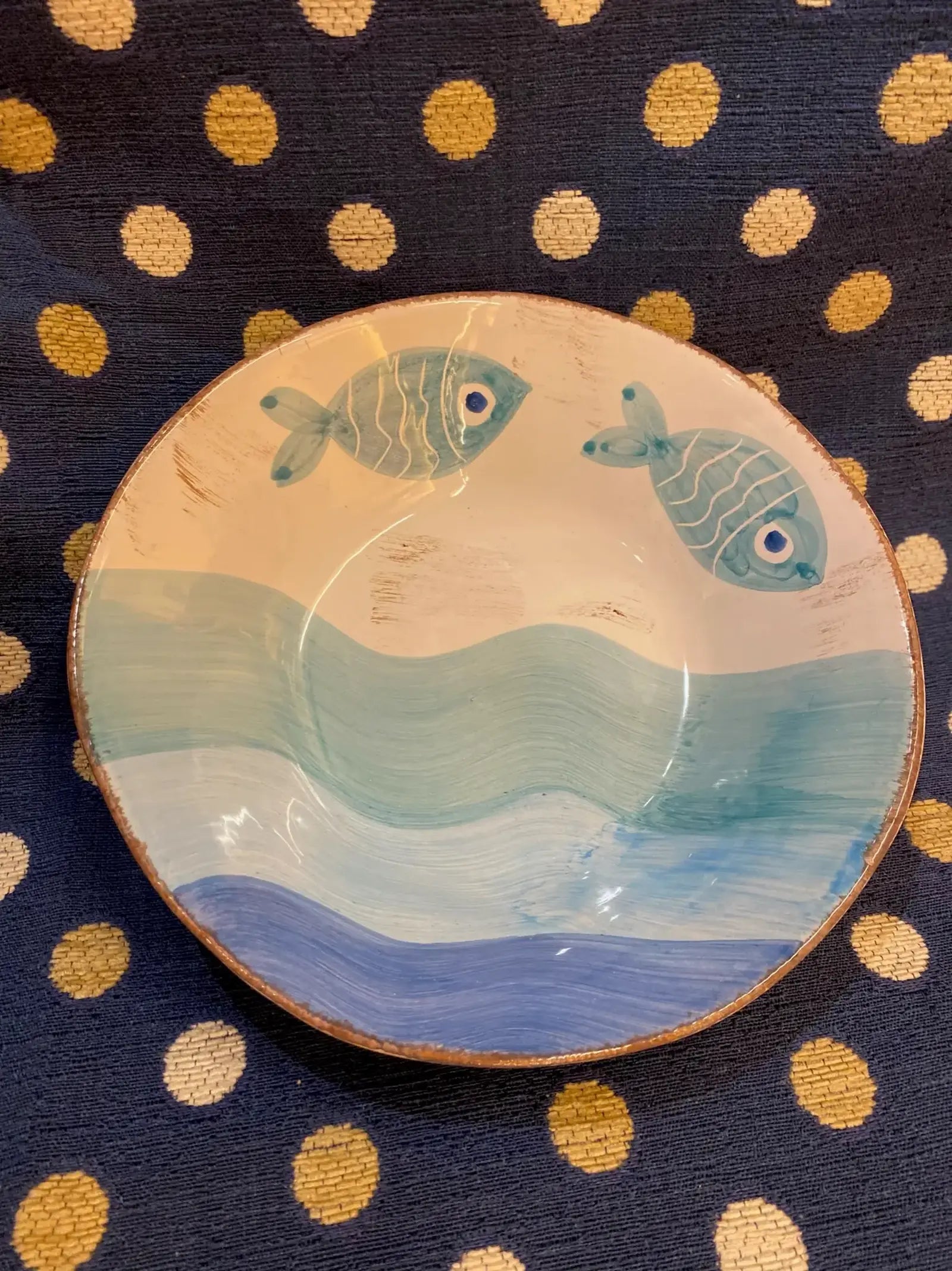 Piatto fondo onde marine - La Gabbianella Venezia