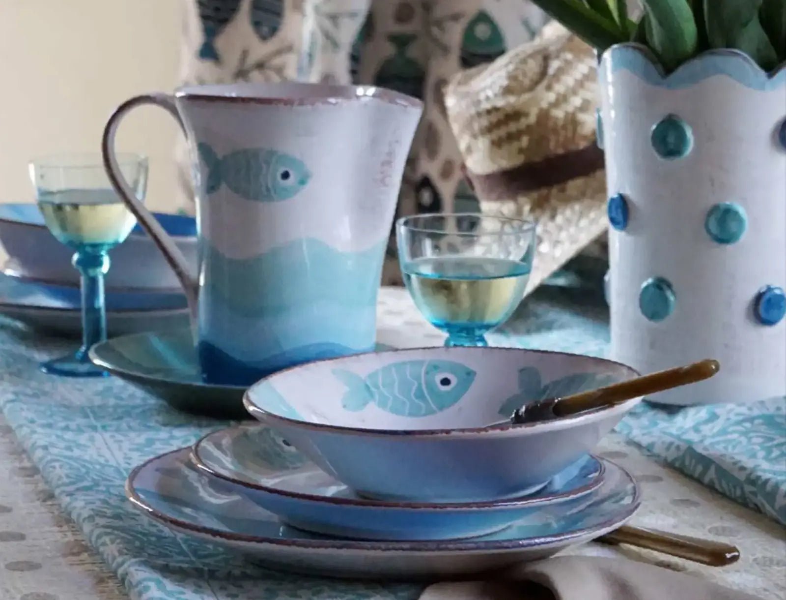 Piatto fondo onde marine - La Gabbianella Venezia