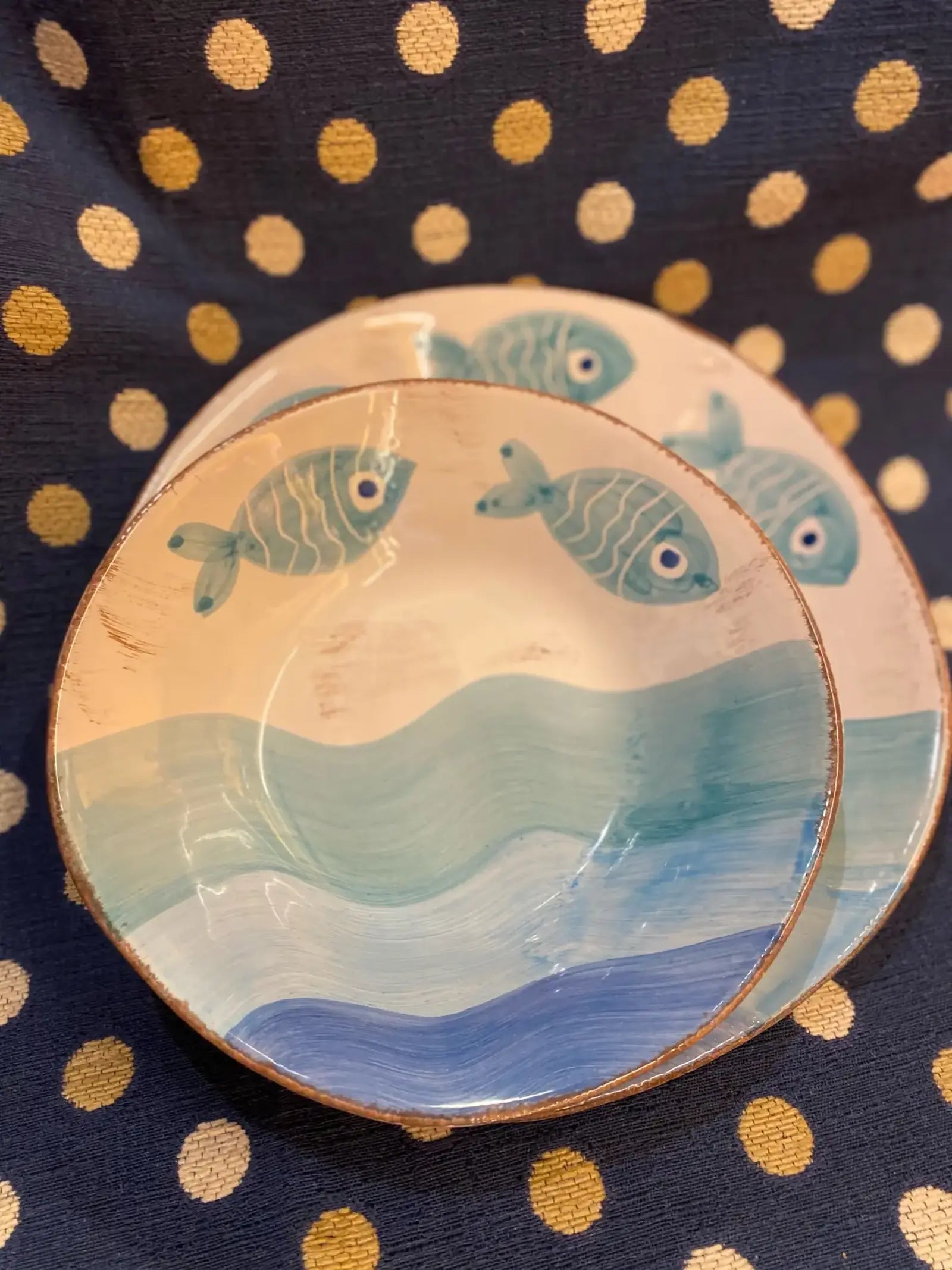 Piatto fondo onde marine - La Gabbianella Venezia