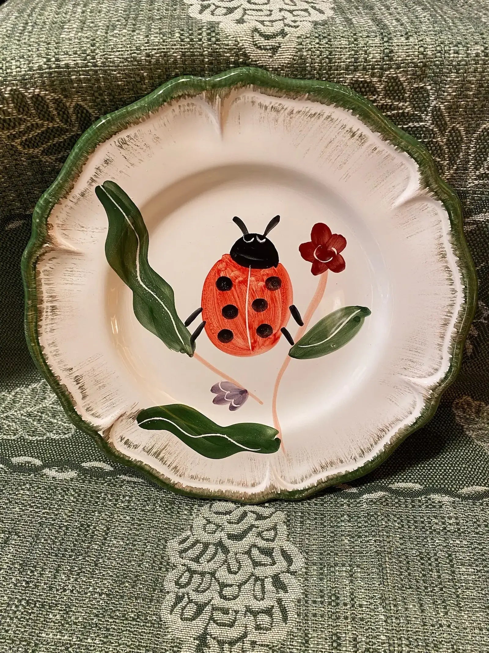 Piatto frutta Coccinella - La Gabbianella Venezia