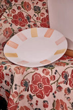 Piatto piano decoro fasce - La Gabbianella Venezia