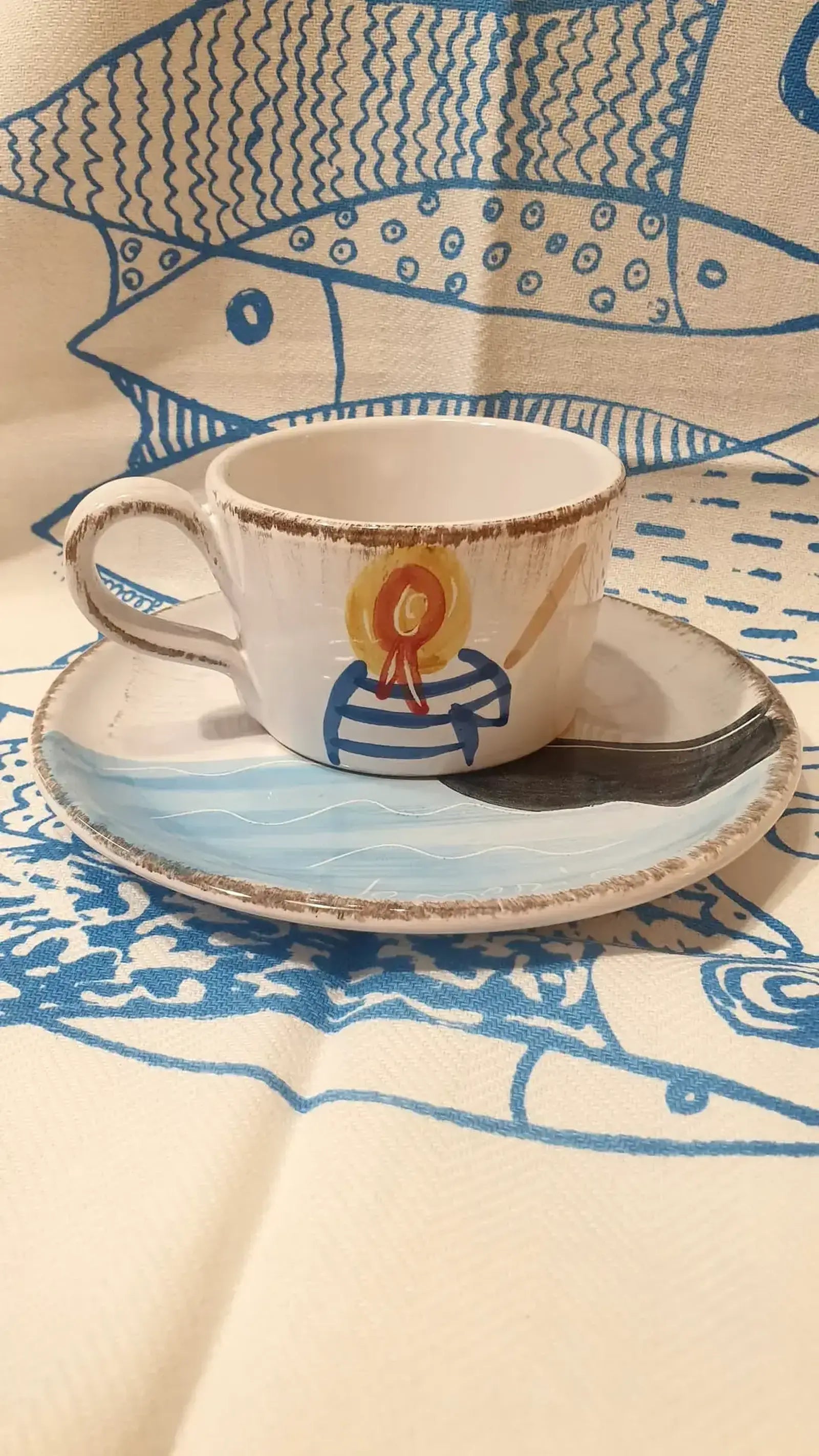 Tazza cappuccino gondoliere - La Gabbianella Venezia