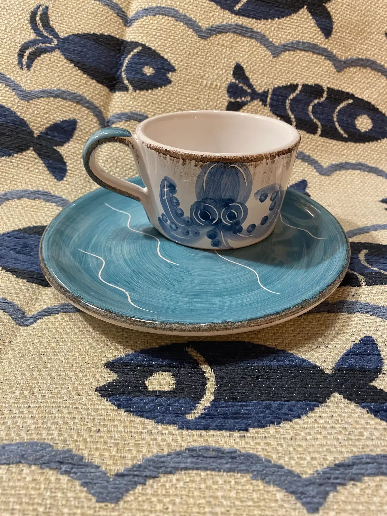 Tazza con piattino cappuccino - La Gabbianella Venezia