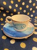 Tazza con piattino cappuccino - La Gabbianella Venezia