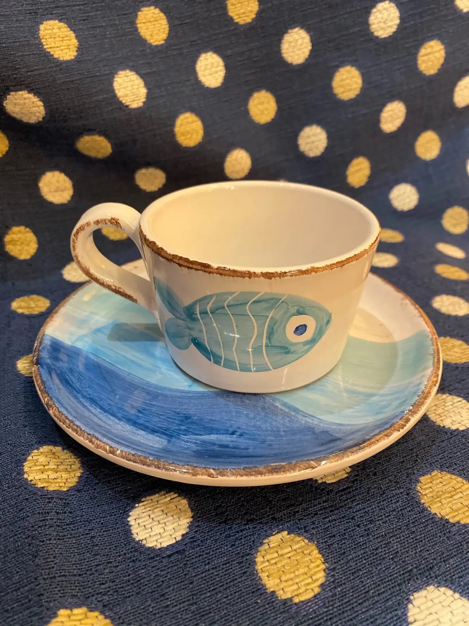 Tazza con piattino cappuccino - La Gabbianella Venezia