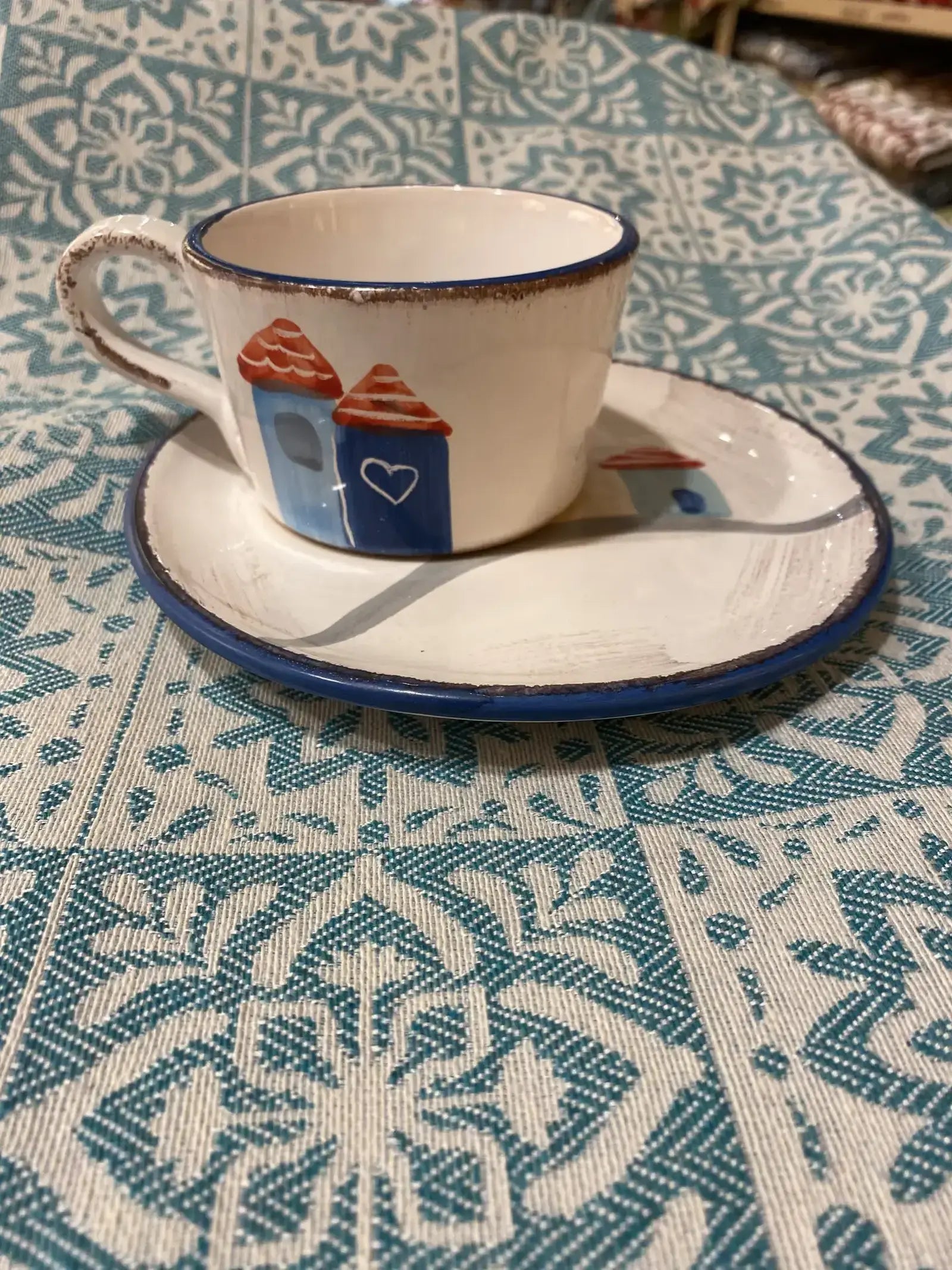 Tazza con piattino cappuccino - La Gabbianella Venezia
