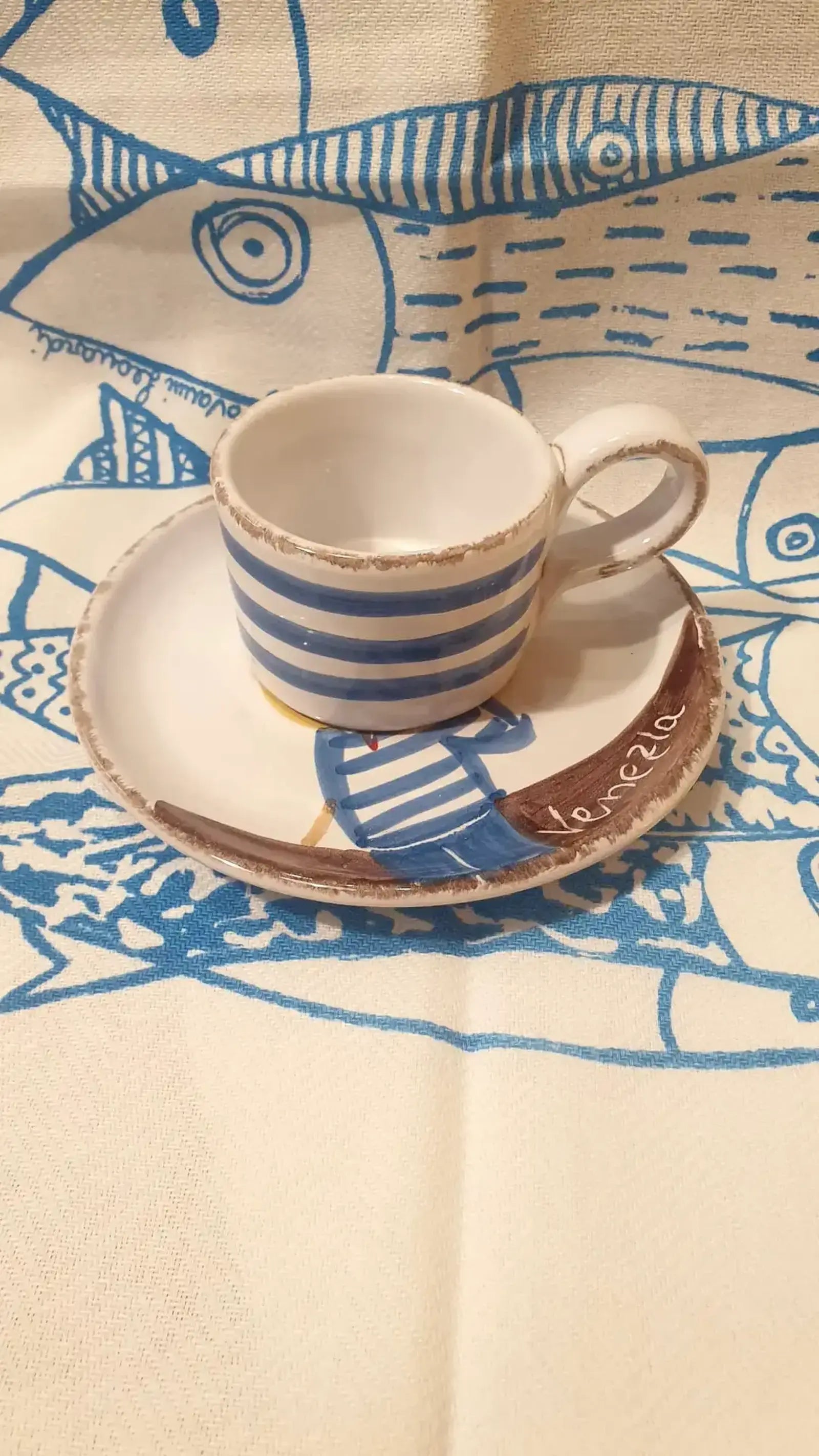 Tazzina a righe - La Gabbianella Venezia